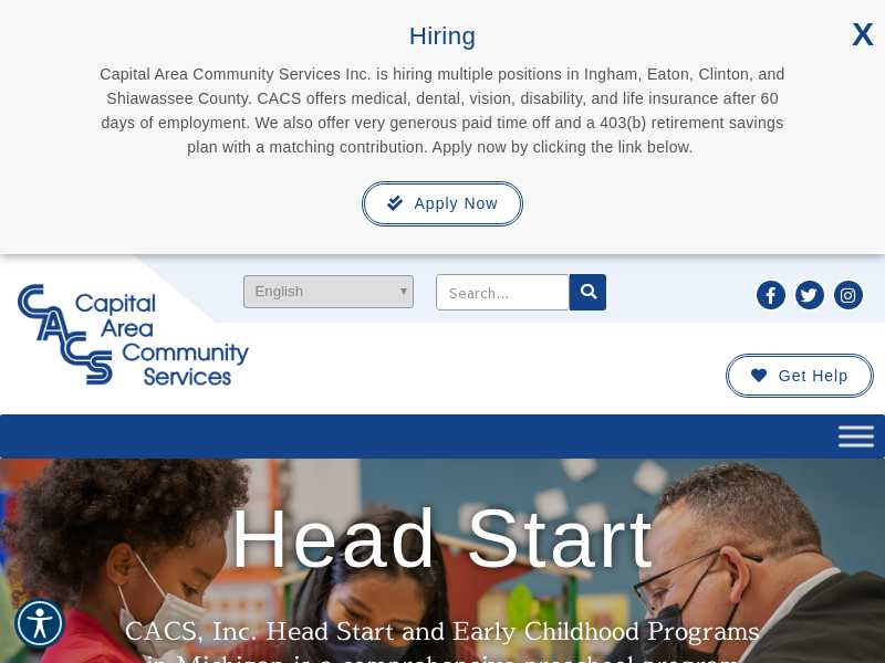 Capital Area Community Services Lansing, MI 48906 Head Start Programs